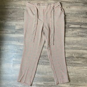 C by one Women's Checkered Chinos
